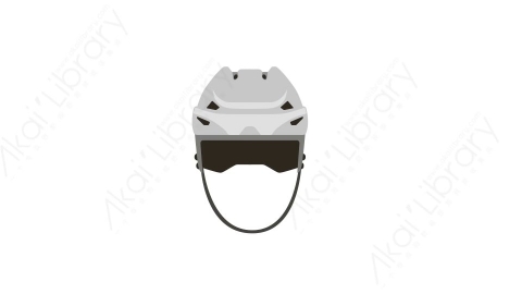 AE模板 19-helmet-2自行车头盔MG扁平卡通体育运动器械元素图标