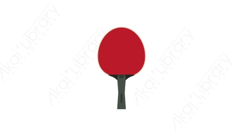 AE模板 24-ping-pong-racket兵乓球拍MG扁平卡通体育运动器械元素图标