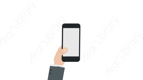 AE模板 01-one-hand__phone-vertical-1手拿手机MG扁平卡通手势动画
