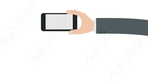 AE模板 04-one-hand__phone-horizontal手拿手机MG扁平卡通手势动画