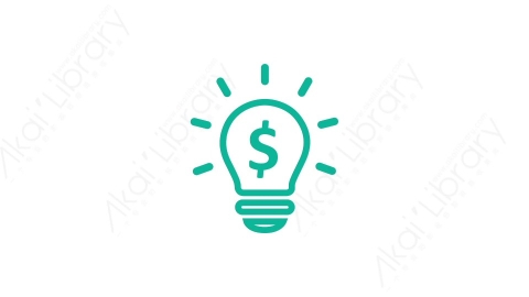 AE模板 11-lightbulb-11电灯泡MG扁平卡通电灯泡思考元素图标