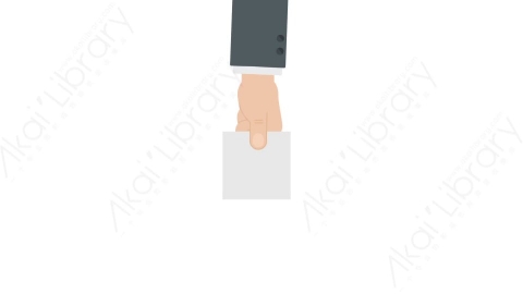 AE模板 03-hand-2-up手拿物体展示动画MG扁平卡通手势动画