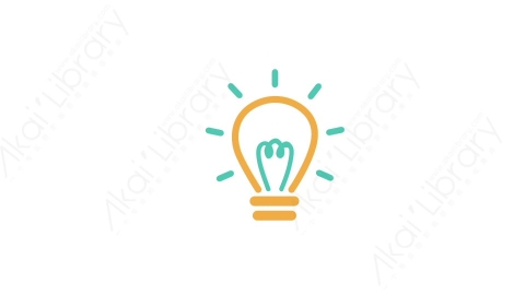 AE模板 21-lightbulb-21电灯泡MG扁平卡通电灯泡思考元素图标