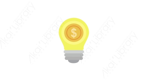 AE模板 27-lightbulb-27电灯泡MG扁平卡通电灯泡思考元素图标