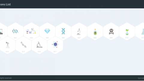 AE模板 MG扁平卡通科学实验元素图标包-icons__science