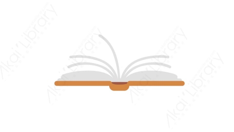 AE模板 04-book-1书课本记事本笔记本MG扁平卡通教育学校教室用具元素图标