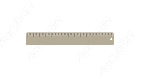 AE模板 21-ruler-3直尺子文具MG扁平卡通教育学校教室用具元素图标