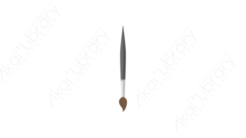 AE模板 25-brush画笔文具MG扁平卡通教育学校教室用具元素图标