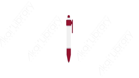 AE模板 30-pen-1圆珠笔自动笔MG扁平卡通教育学校教室用具元素图标