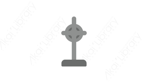 AE模板 20-tombstone-5墓地墓碑MG扁平卡通万圣节元素图标