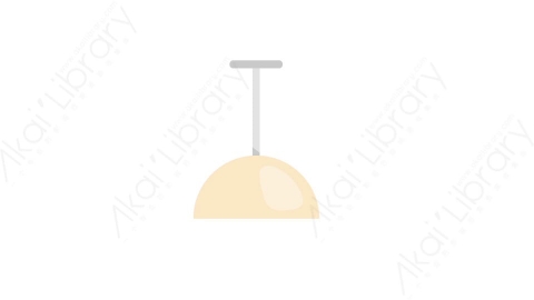 AE模板 36-lamp-6吊灯灯具MG扁平卡通家电用具元素图标