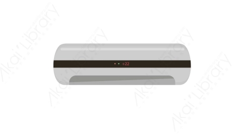 AE模板 01-air-conditioner-1空调MG扁平卡通科学科技电器元素图标