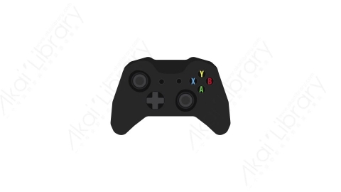 AE模板 17-gamepad游戏机手柄MG扁平卡通科学科技电器元素图标