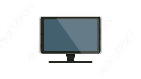 AE模板 20-monitor电脑显示器屏幕MG扁平卡通科学科技电器元素图标