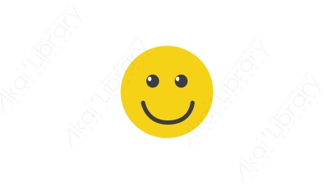 AE模板 74-smile微笑脸表情符号MG扁平卡通节日马戏团元素图标