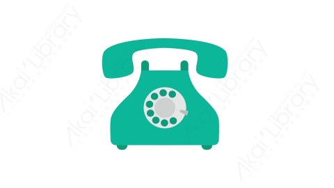 AE模板 11-telephone-3电话座机MG扁平卡通手机电话元素图标