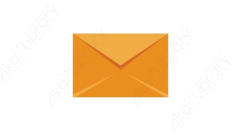 AE模板 40-letter-5信件邮箱MG扁平卡通手机电话元素图标