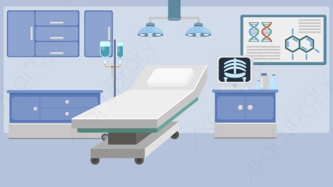 图片素材 08-hospital-1医院手术室病房MG扁平卡通工厂医院场景背景-附AE动态版
