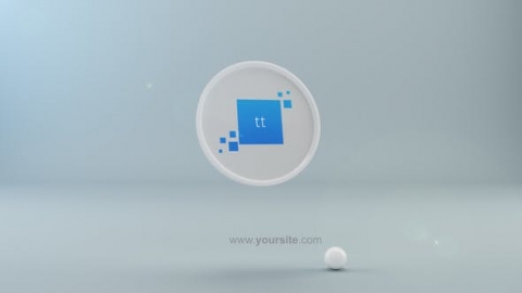 AE模板 3D可爱欢乐液体牛奶滴落融合汇聚片头logo演绎开场视频