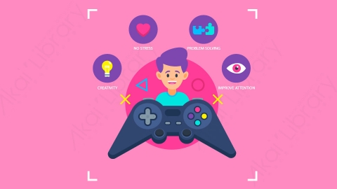 图片素材 扁平游戏手柄