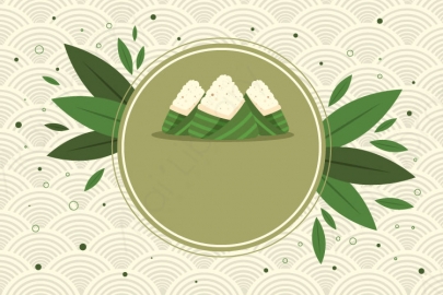 图片素材 扁平粽子端午节传统食物-11