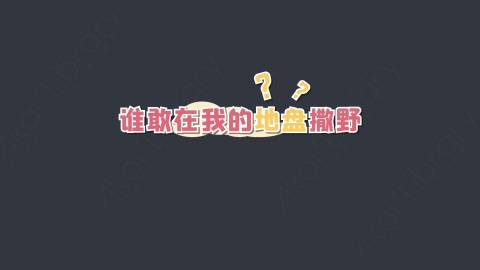 AE模板-谁敢在我的地盘撒野综艺花字弹幕动画