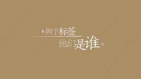 AE模板-撕下标签他们是谁综艺花字弹幕暖场抒情