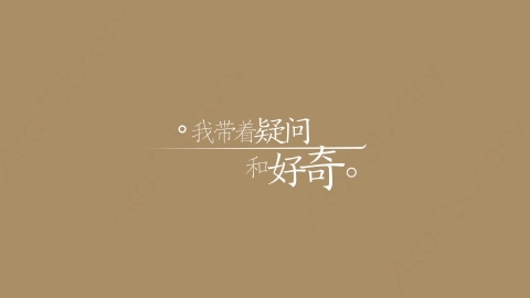 AE模板-我带着疑问和好奇综艺花字弹幕暖场抒情
