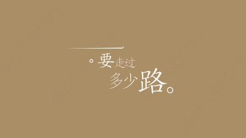 AE模板-要走过多少路综艺花字弹幕暖场抒情