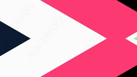AE模板-Basic-Triangles-8扁平MG运动图形三角形线条转场过渡动画