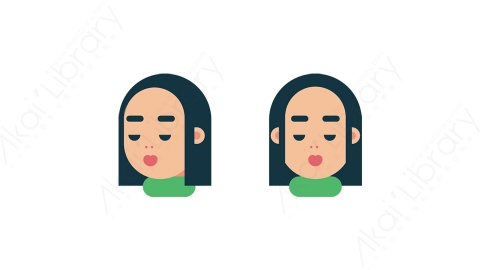 图片素材-MG游戏风格人物女人头像039
