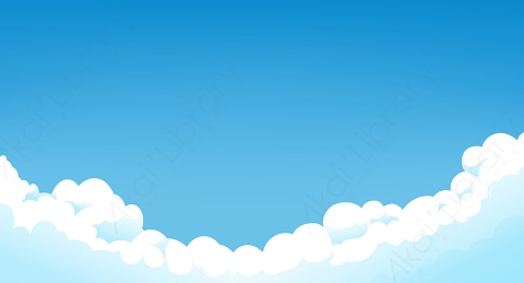 图片素材-扁平白天空自然场景背景-4