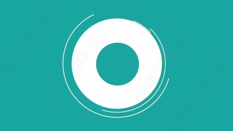 视频素材-V1-Circles-019扁平MG运动图形线条动画装饰元素