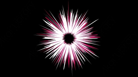 AE模板-explosion-24扁平MG运动图形线条动画装饰元素