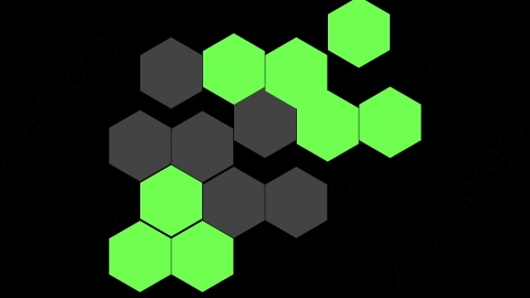 AE模板-polygon-12扁平MG运动图形线条动画装饰元素