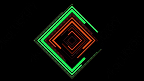 AE模板-polygon-14扁平MG运动图形线条动画装饰元素
