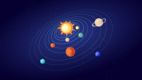 图片素材-扁平太空宇宙星系场景-16