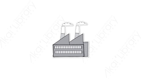 AE模板-factory 4 draw工厂卡通MG手绘手指动作房屋建筑白板动画