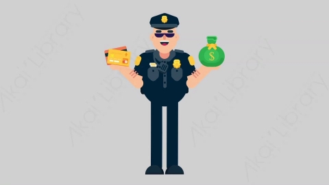 AE模板-POLICE 06 Comparison警官警察比较对比扁平人物职业角色