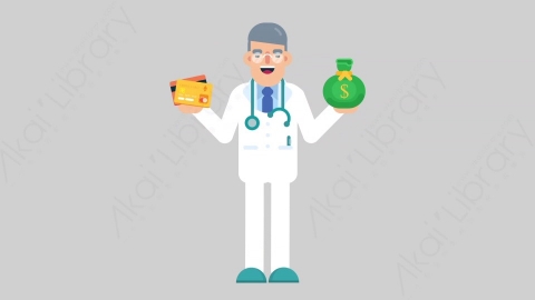 AE模板-DOCTOR 06 Comparison医生大夫比较对比扁平医学医疗科技人物职业角色