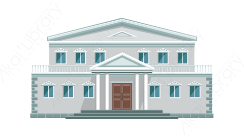 图片素材-扁平市政府机关单位大楼建筑物-10