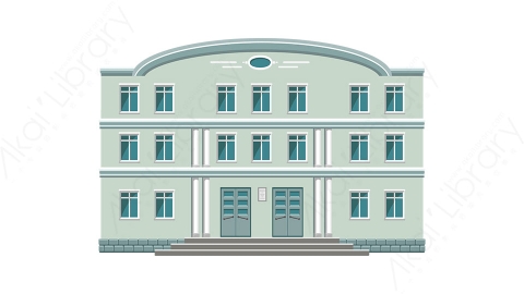图片素材-扁平市政府机关单位大楼建筑物-12