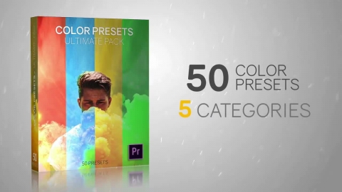 Pr预设-50组电影调色预设终极包50 Color Presets Ultimate Pack