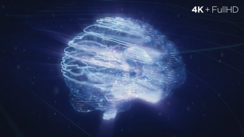 AE模板-人工智能大数据未来科幻粒子开场视频
