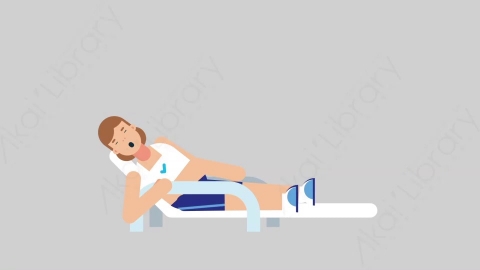 AE模板-WOMAN FITNESS 48 Relax 4女性健身教练体育运动员放松扁平人物职业角色