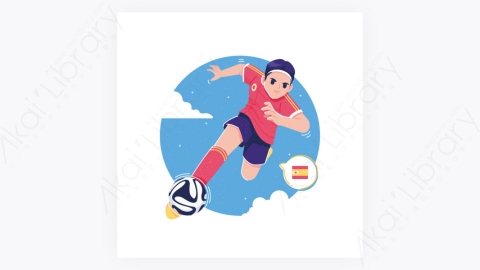 图片素材-世界杯体育竞技欧洲足球运动员踢球