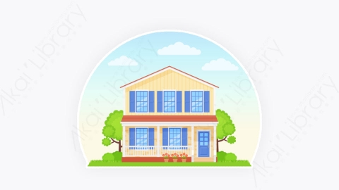 图片素材-房屋外观前视图