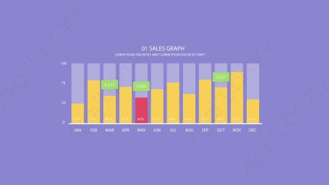 AE模板-MG扁平柱状图数据图表Vertical_Bar_Graph_01