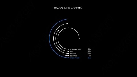 AE模板-Graph_17圆圈进度表MG扁平数据图表