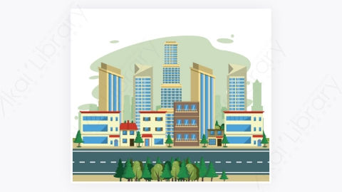 图片素材-绿色生态城市建筑景观-11